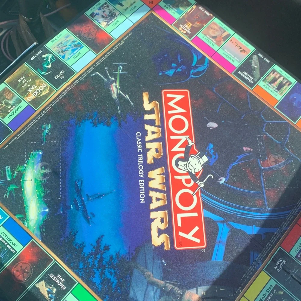 Monopoly Star Wars Classic Trilogy Edition Parker Bros. NEW Open Box - Picture 9 of 12